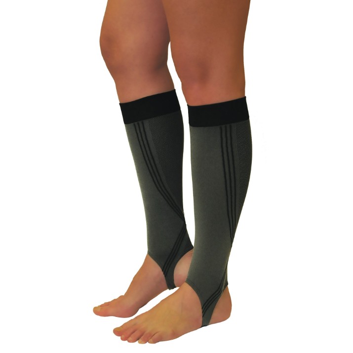Ciorapi compresivi Tonus Elast 0408-02 Active 158-170cm L Grey/Black