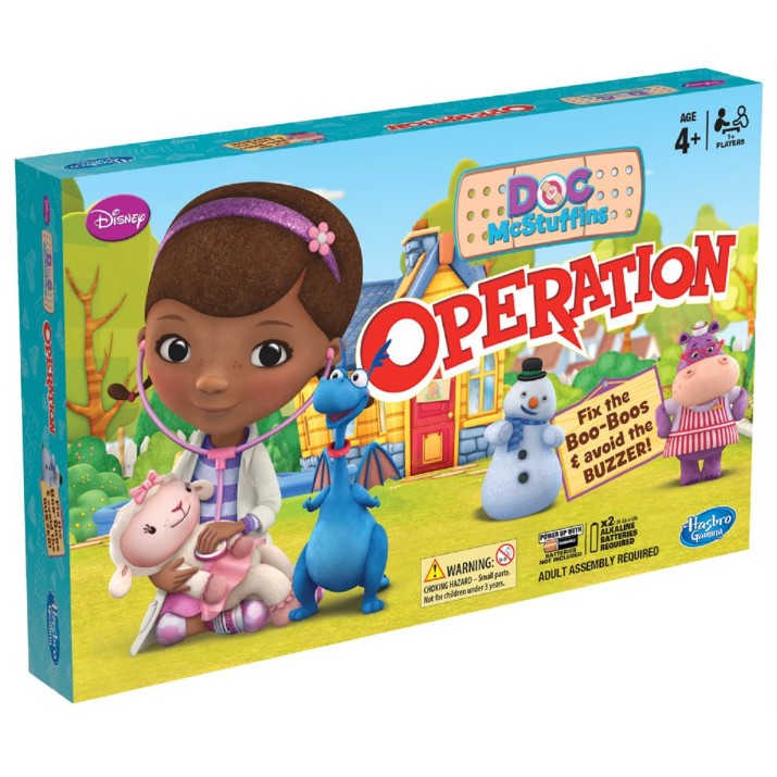 Joc educativ de masa Hasbro Doc MCStuffins Operation (A5879)