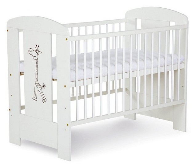 Кроватка Albero Mio Safari Giraffe White 120x60