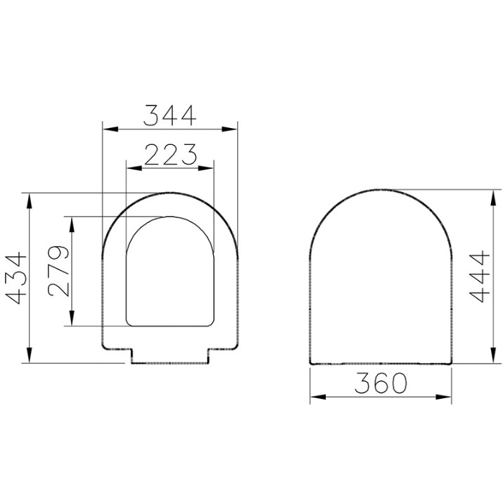 Сиденье для унитаза Vitra S50 (72-003-309)