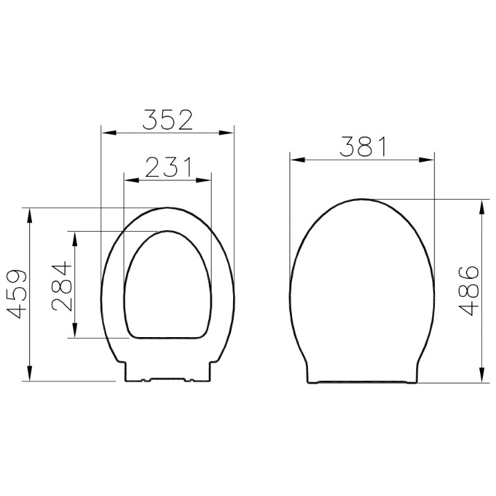 Сиденье для унитаза Vitra Sunrise (75-003-009)