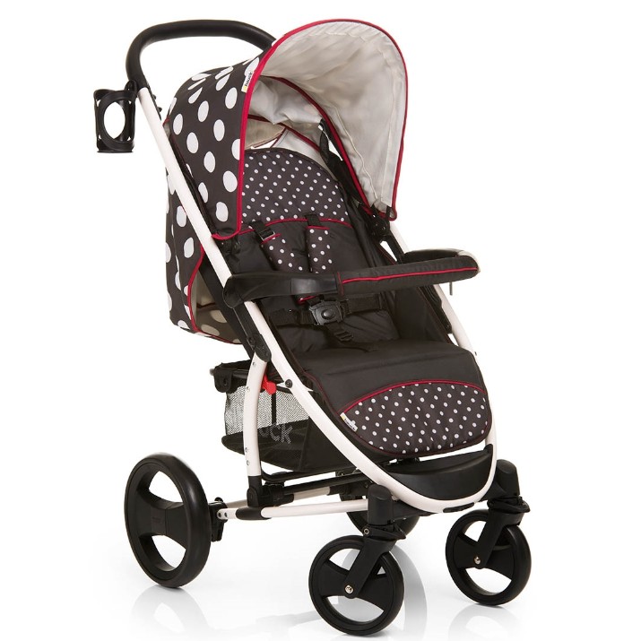 Carucior Hauck Malibu XL All in One Dots Black 14605