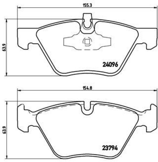 Комплект тормозных колодок Brembo P 06 040