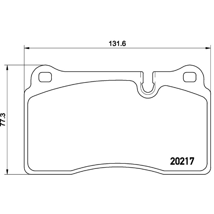 Комплект тормозных колодок Brembo P 44 018