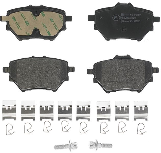 Комплект тормозных колодок Brembo P 61 122
