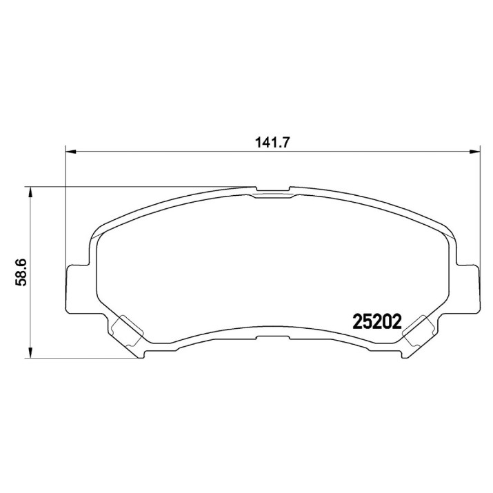 Комплект тормозных колодок Brembo P 79 028
