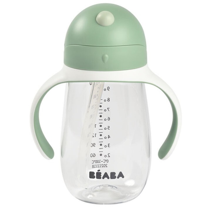 Cana cu pai Beaba Sage Green 300ml (913533)