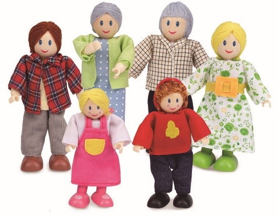 Кукла Hape Happy Family Caucasian 6pcs (E3500)