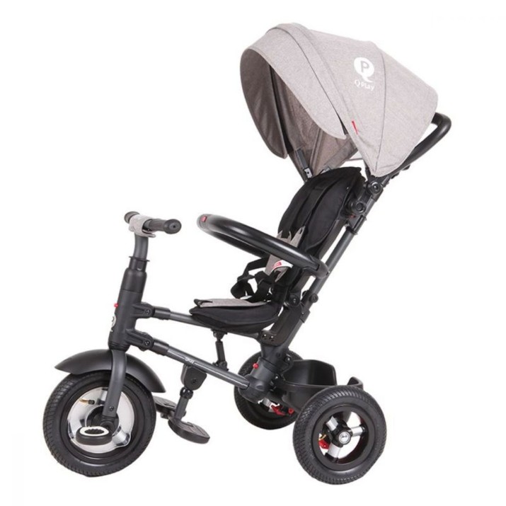Bicicletă copii Qplay Rito Air Gel Grey
