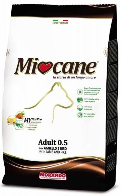 Hrană uscată pentru câini Morando Miocane Super Premium Adult Lamb 20kg