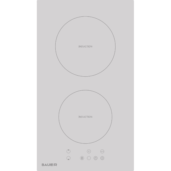 Plită incorporabilă cu inducție Bauer PI 3020T-T1 White