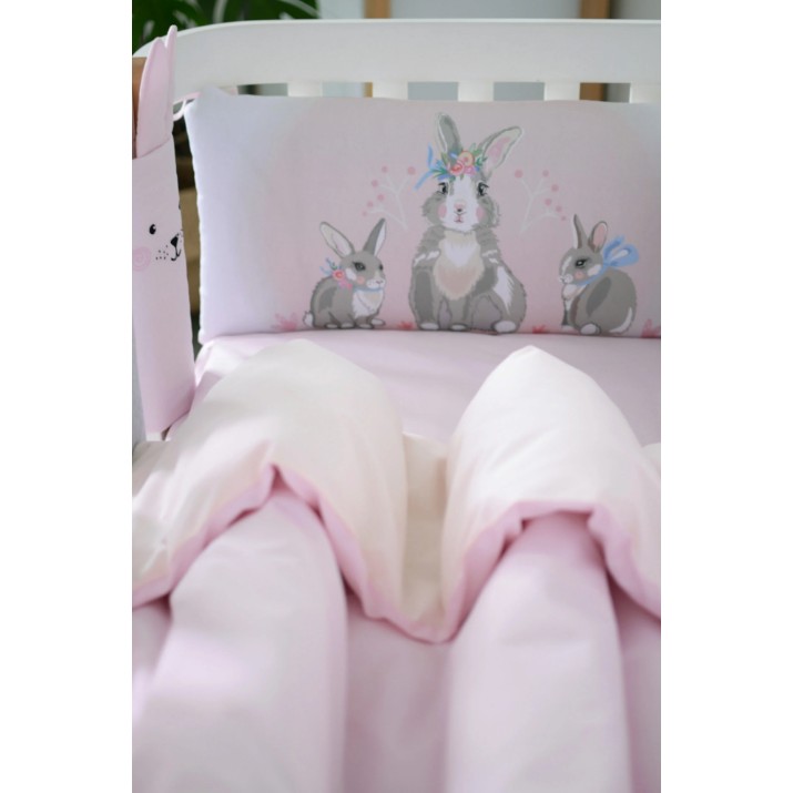 Детское постельное белье Veres Summer Bunny Pink (217.12)