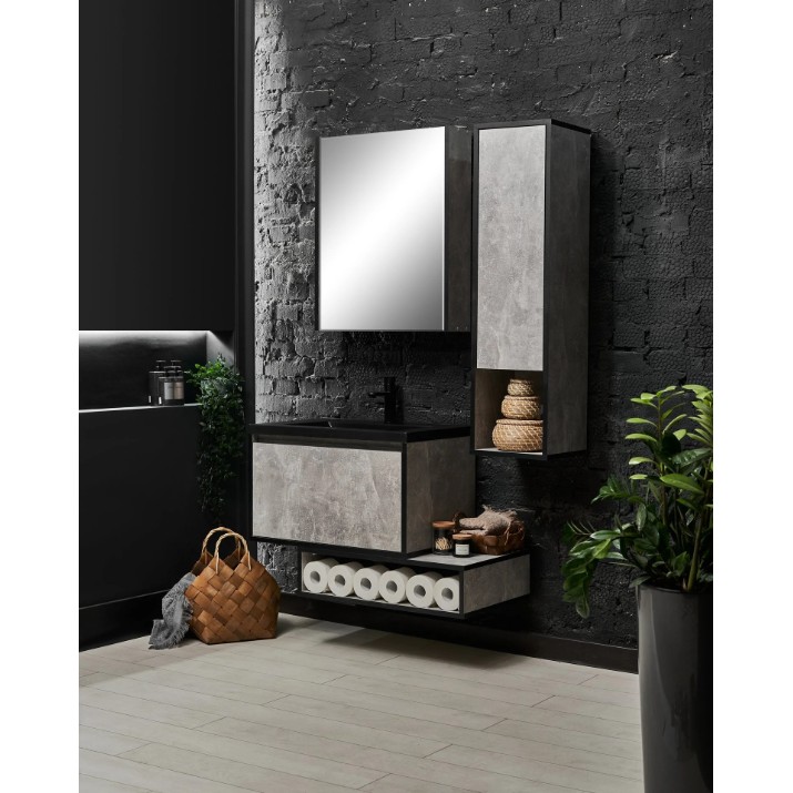 Шкаф с зеркалом Sanmaximus 101 600 Loft U