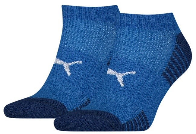 Ciorapi pentru bărbați Puma Sport Cushioned Sneaker 2P Blue 43-46