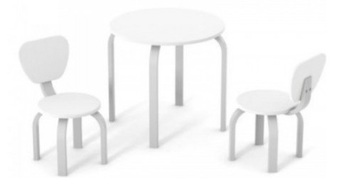 Детский стульчик Veres Монако White/Gray (46.400.2.17)
