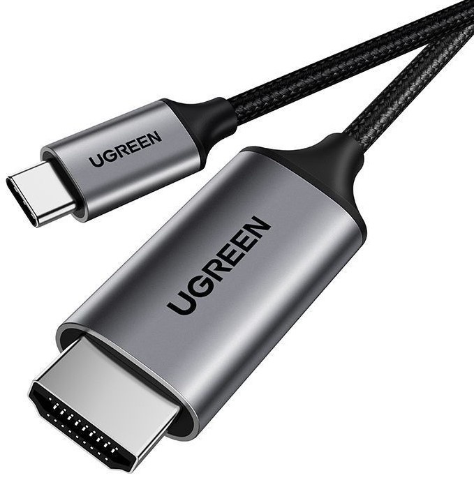 Кабель Ugreen MM142 Type-C to HDMI 1.5m Gray (50570)
