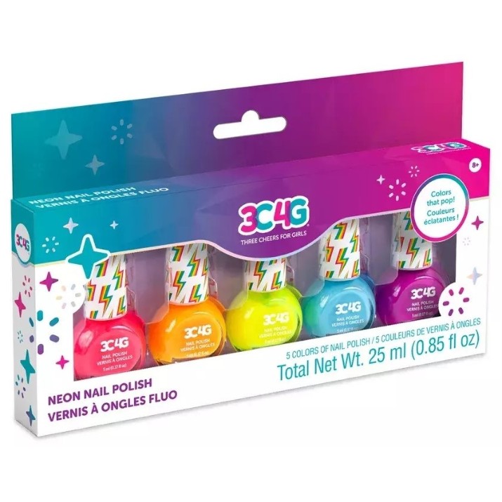 Набор лаков для ногтей Make it Real Neon Nail Polish (10014M)