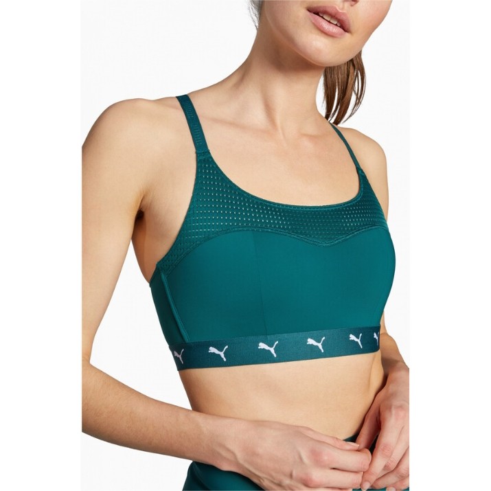 Бюстгальтер Puma Women Padded Sporty Top 1P Varsity Green XL