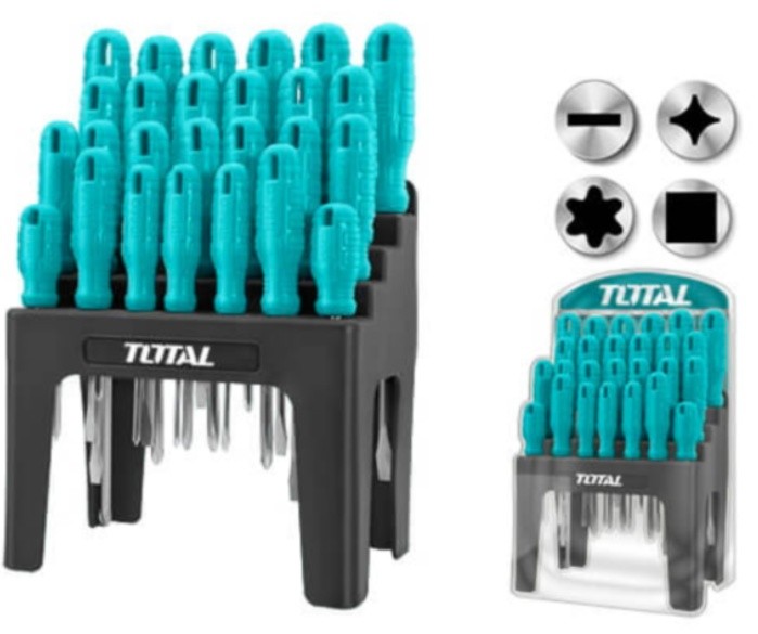 Set șurubelinițe Total Tools THTDC252601