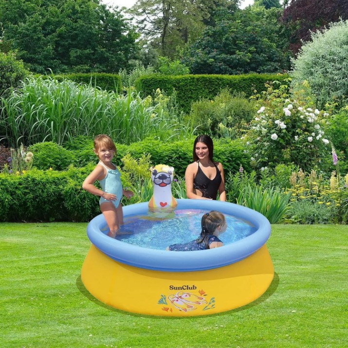 Piscină pentru copii cu fântână SunClub Sea Otter Spray (12011)