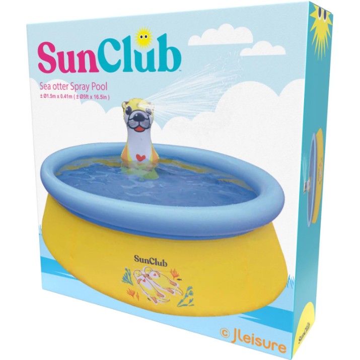 Piscină pentru copii cu fântână SunClub Sea Otter Spray (12011)