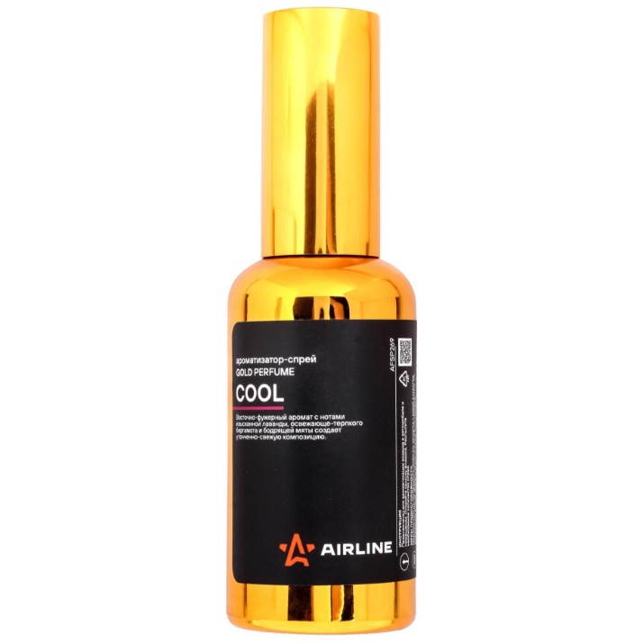 Освежитель воздуха Airline Perfume Gold Cool 60ml AFSP269