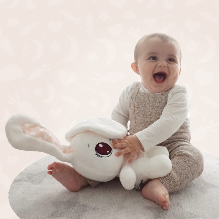 Jucărie de pluș Peekapets Rabbit White (906785)