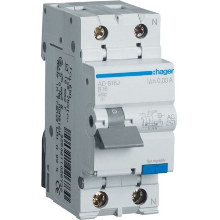 Дифференциальный автомат Hager AC966J