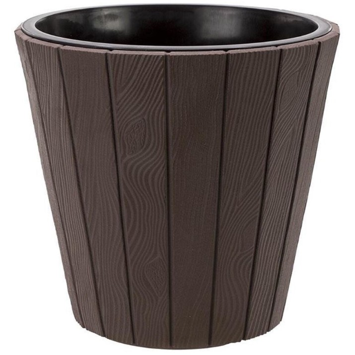 Цветочный горшок Prosperplast Woode DBWO300-R222