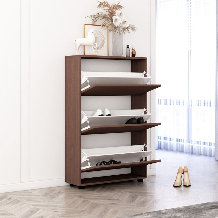 Rafturi pentru pantofi Mobildor-Lux Leo 50 (125x50x27) Wenge