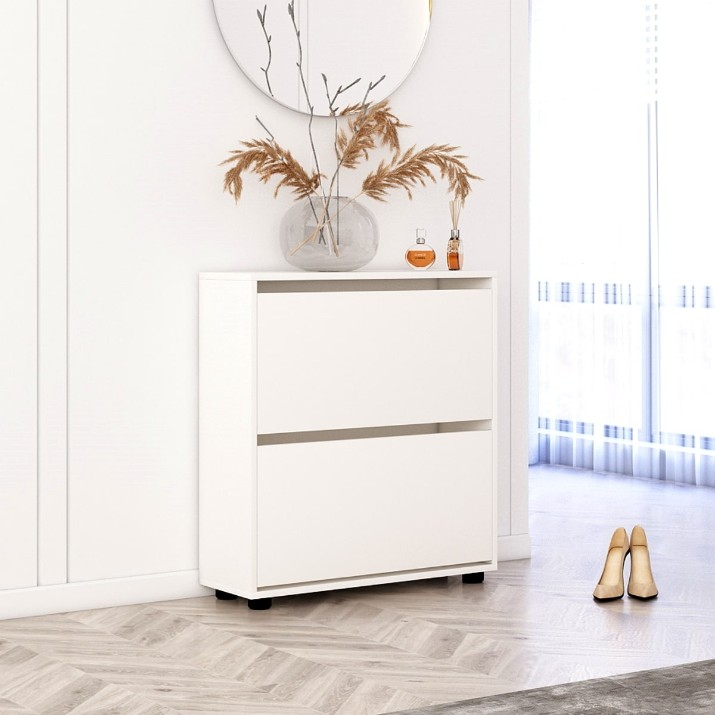 Rafturi pentru pantofi Mobildor-Lux Leo 86x50x27 White (10008534)