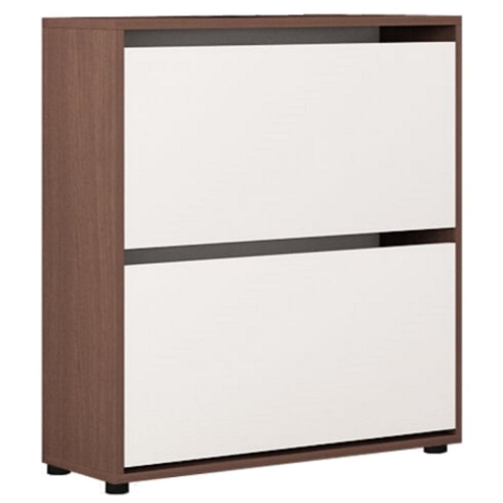 Rafturi pentru pantofi Mobildor-Lux Leo 50 (86x50x27) Wenge/White