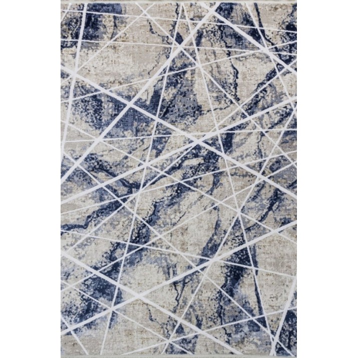 Covor Made in Turkey Kilim Cream/Blue (K607B) 1.20x1.70m
