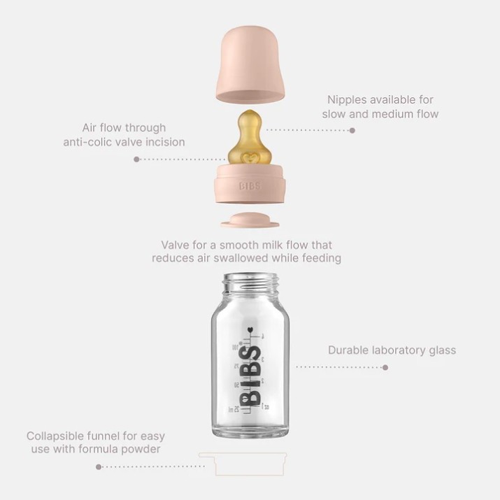 Бутылочка для кормления BIBS Baby Blue 110ml (5013231)