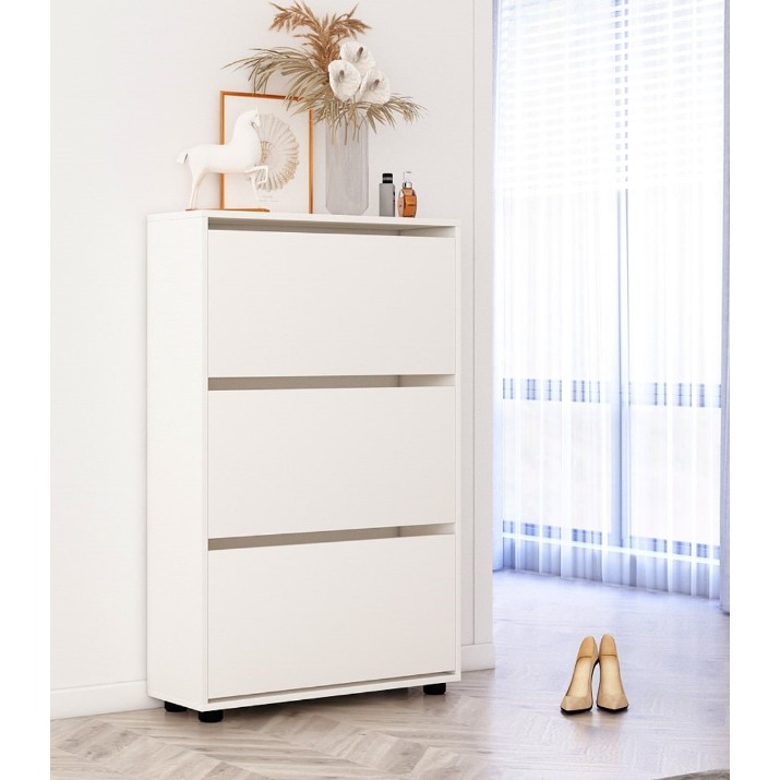 Обувница Mobildor-Lux Leo Slim 125x60x16 White (10008784)