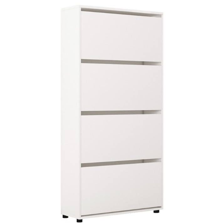 Rafturi pentru pantofi Mobildor-Lux Leo Slim 164x60x16 White (10008791)