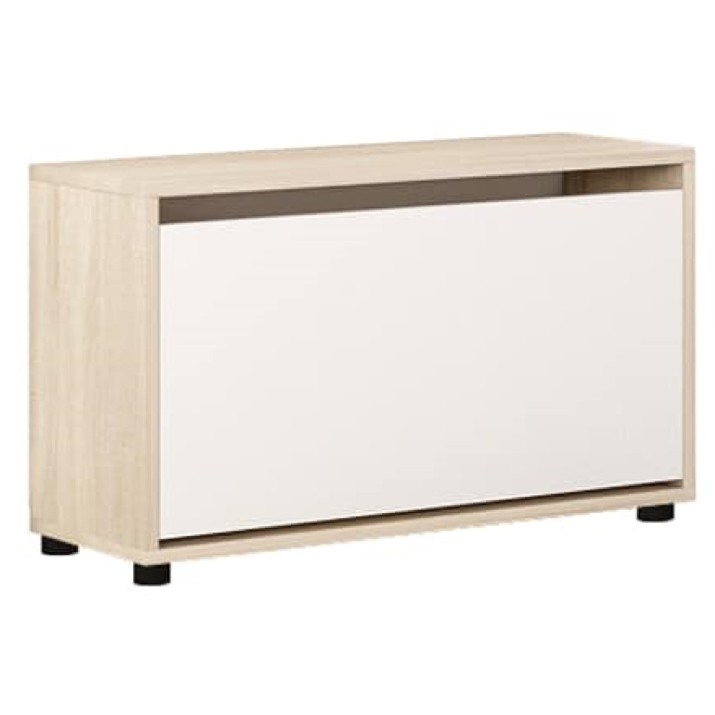 Обувница Mobildor-Lux Leo Slim 47x60x16 Sonoma/White (10008800)