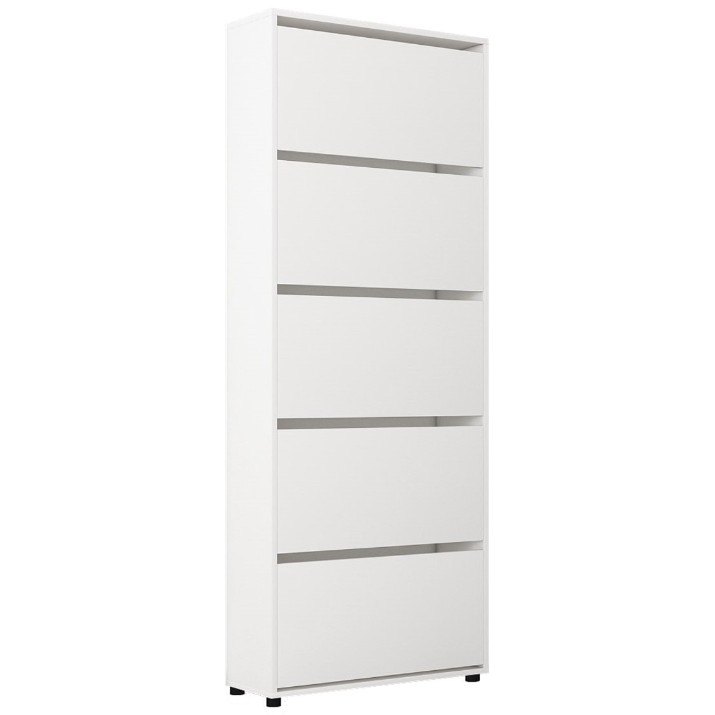 Rafturi pentru pantofi Mobildor-Lux Leo Slim 203x80x16 White (10008875)