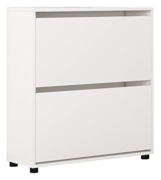 Rafturi pentru pantofi Mobildor-Lux Leo Slim 86x80x16 White (10008564)