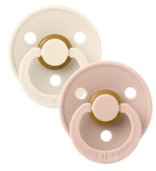 Пустышка BIBS Colour Symmetrical 6+ months Ivory/Blush