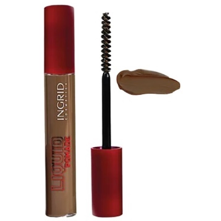 Rimel pentru sprâncene Ingrid Liquide Pomade Dark Brown