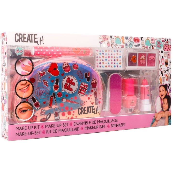 Produse cosmetice decorative pentru copii Create It! Make-up Set with Pouch (84510)