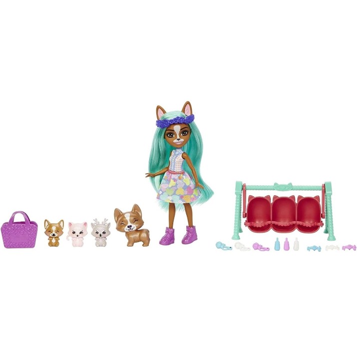 Păpușa Enchantimals Baby Best Friends (HLK86)