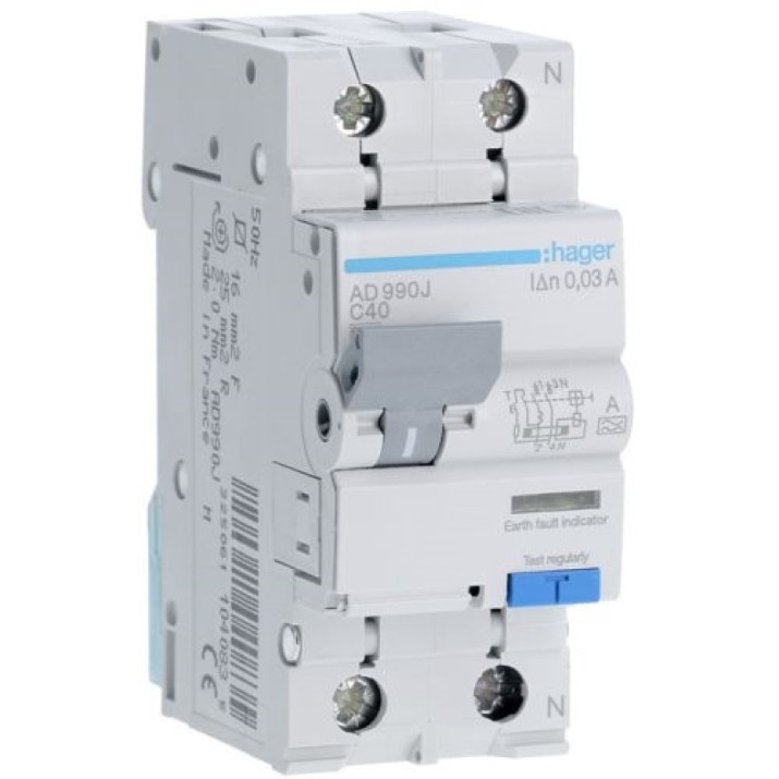 Дифференциальный автомат Hager AD990J
