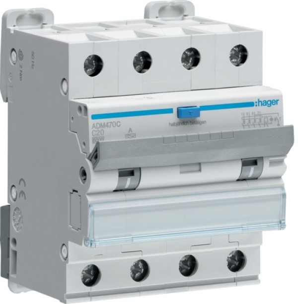Дифференциальный автомат Hager ADM470C
