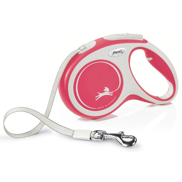 Поводок Flexi New Comfort M Tape 5m Red