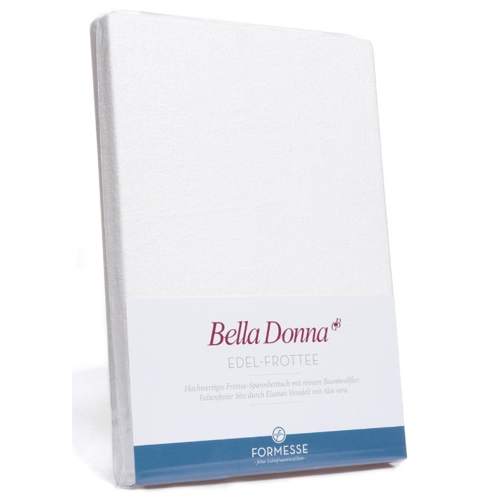 Простынь на резинке Formesse Bella Donna Edel Frottee 140x190cm Off-White