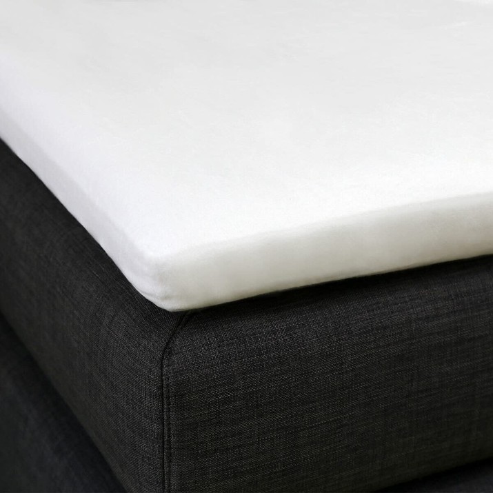 Cearşaf cu bandă elastică Formesse Bella Gracia La Piccola 160x190cm White