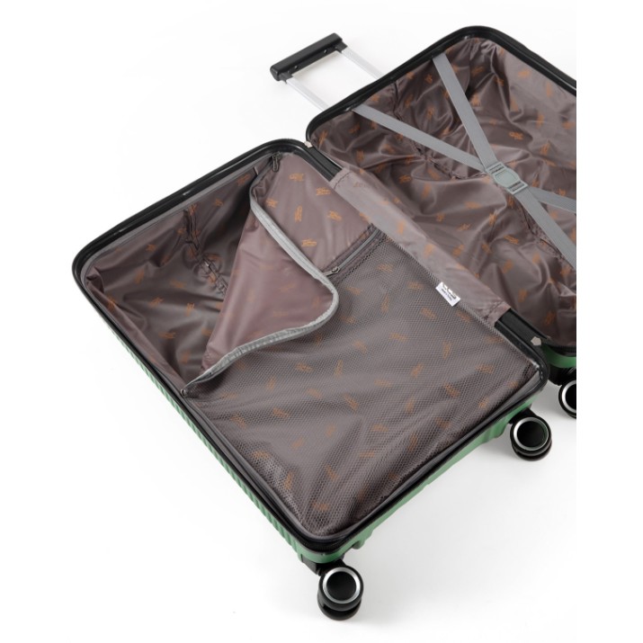 Valiză CCS 5224 M Metalic Green