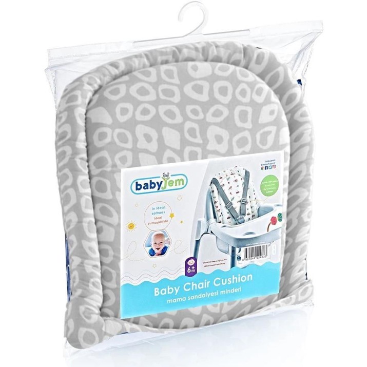 Husa pentru scaun de masa BabyJem Chair Cushion Grey (403)